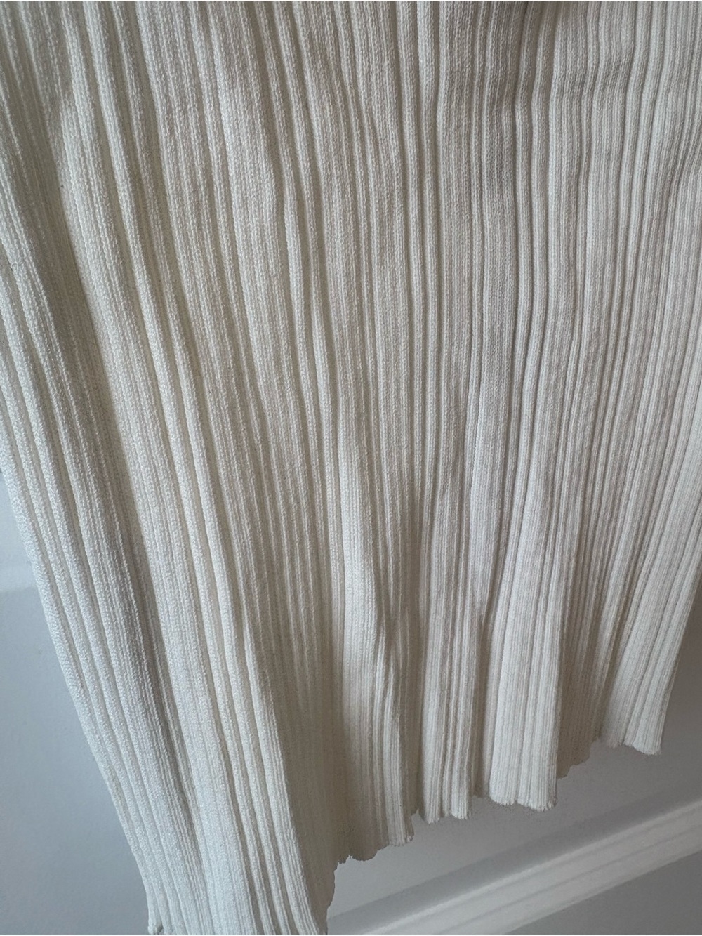 Dynamite Cream Ribbed Square-Neck Tank - Picture 2 of 6